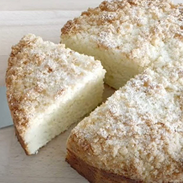 Sbriciolata al limone keto