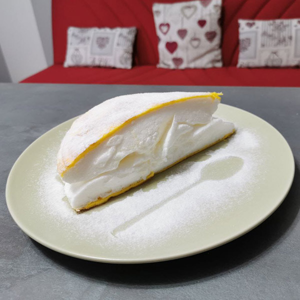 Torta soffice in padella