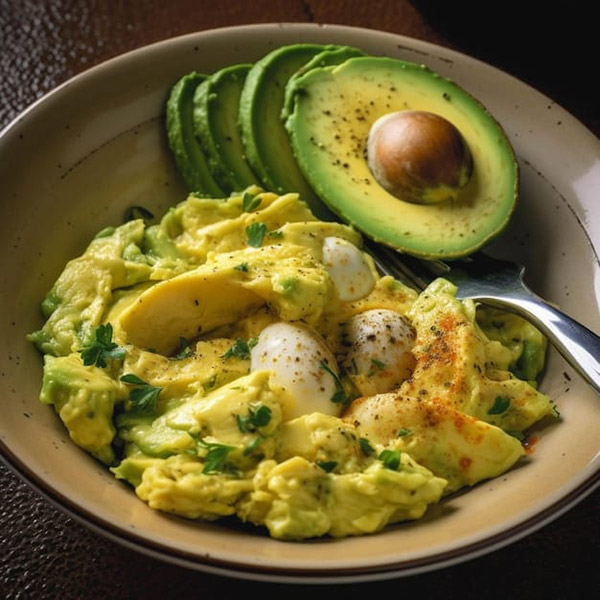 Uova e avocado